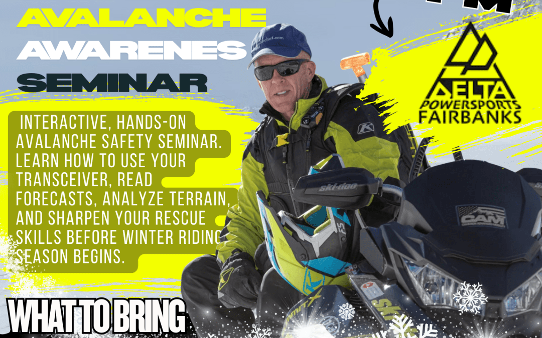 Skidoo’s Mike Duffy – Avalanche Awareness Seminar Fairbanks