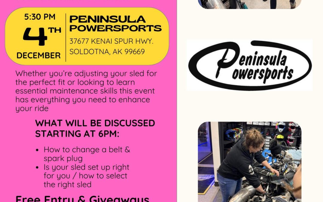 Peninsula Powersports Ladies Night: Maintenance Clinic