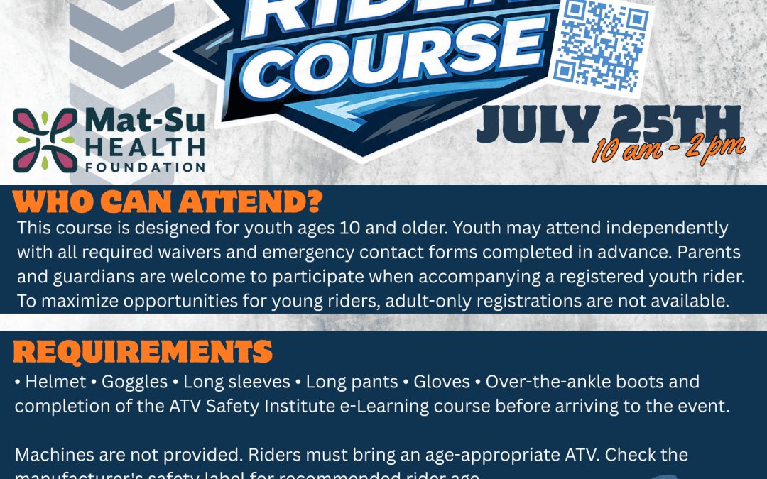 ATV Summer Safety Riding Clinic – July 25th