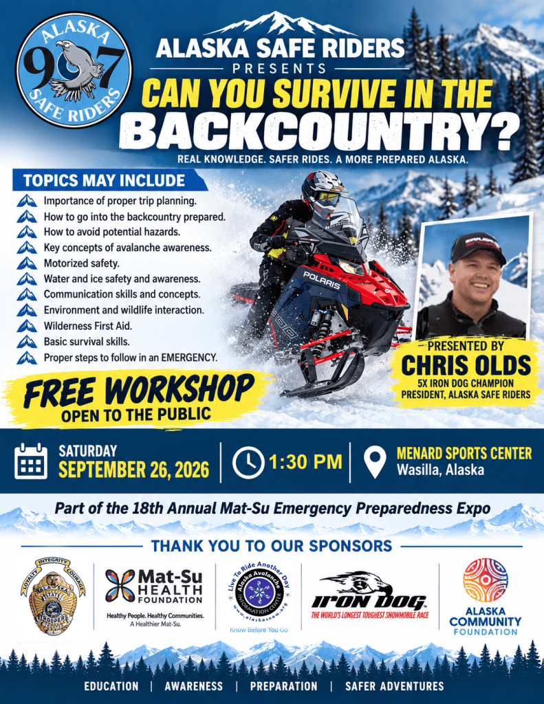 Expo Backcountry Workshop flyer